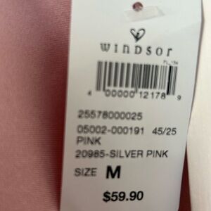 Windsor Dusty Pink Top with Silver-Pink Tag